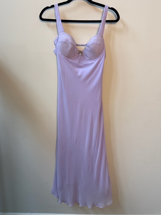 Frederick's of Hollywood Other - Silk Fredrick’s of Hollywood Lavender Slip Dress with Bustier Size 10